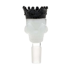 Douille en verre Skull